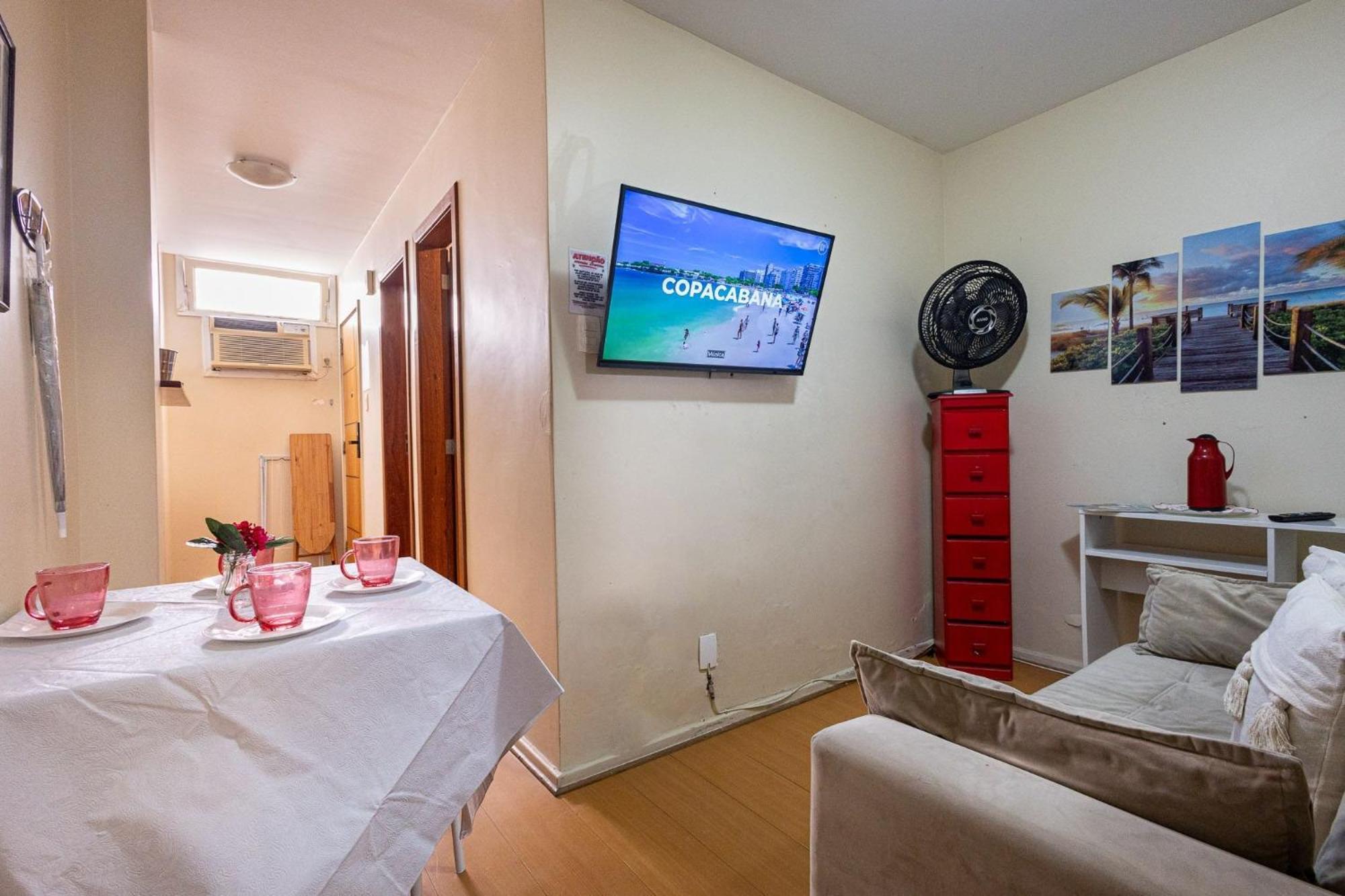 Apartamento Copacabana 200M Da Praia - Wifi Gratis - Cp5 ริโอเดจาเนโร ภายนอก รูปภาพ